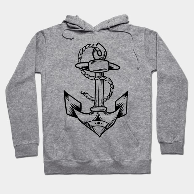 Anchor Hoodie by Adorline